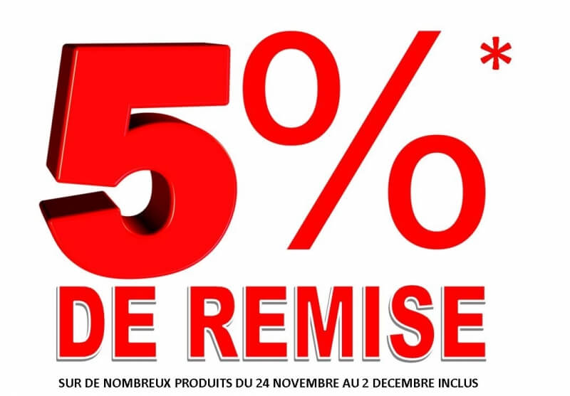 5%* de remise sur de...