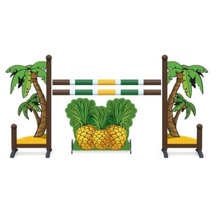 Obstacle de CSO complet Ananas